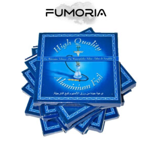 100 feuilles rondes prédécoupées en aluminium pour chicha