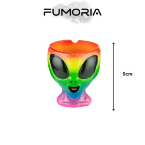 Cendrier Alien 9,5x9,5x9 cm