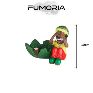 Cendrier Rasta assis 12x9x10cm