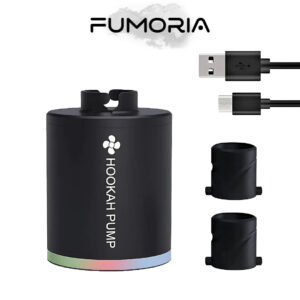 Mini pompe à narguilé électrique portable rechargeable à LED