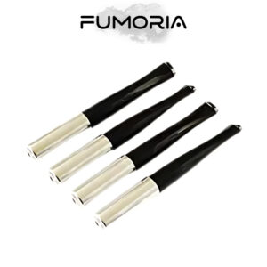 Porte-cigarettes DENICOTEA avec éjecteur, couleur noir et argent